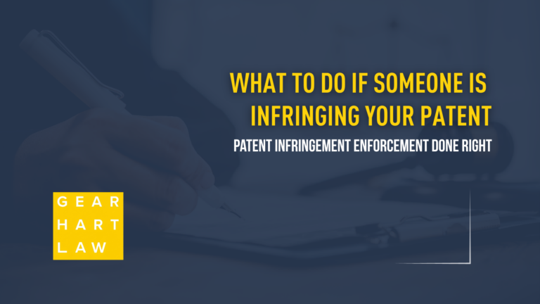 patent infringement enforcement