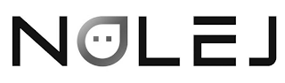 Stylized “NOLEJ” logo with plug-icon O