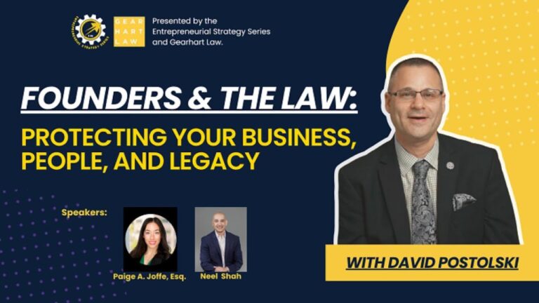 Webinar banner with David Postolski, Paige Joffe, and Neel Shah