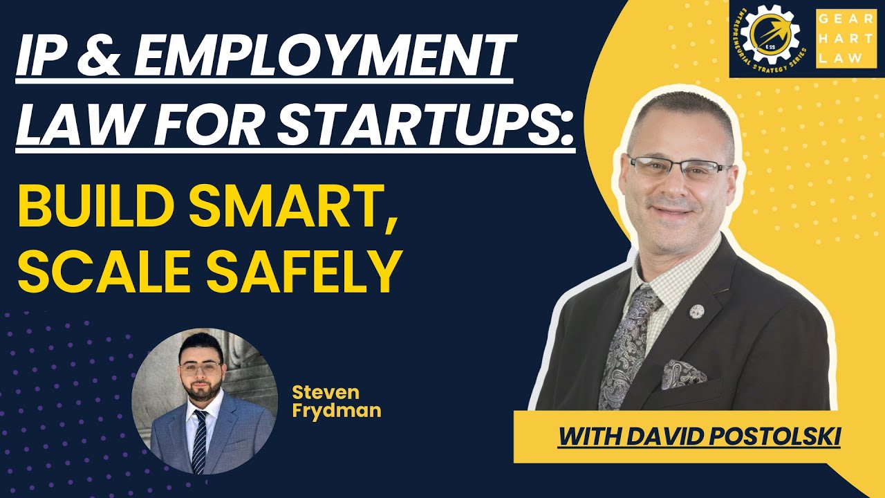 Event graphic featuring David Postolski and Steven Frydman