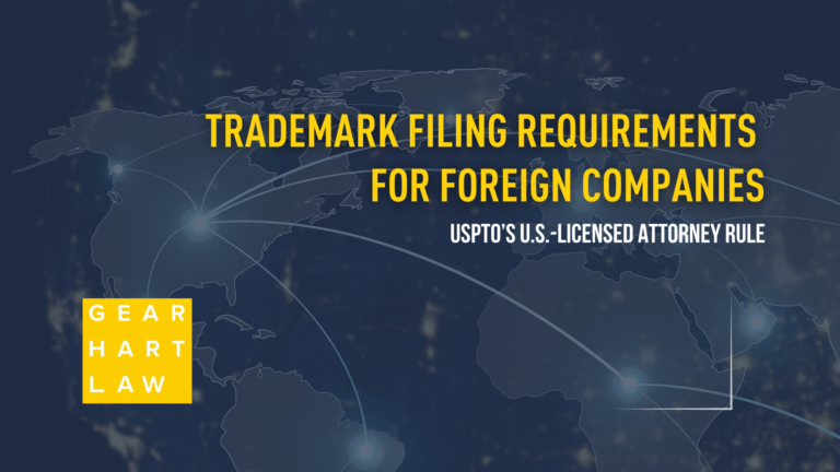 Trademark Filing Requirements for Foreign Companies