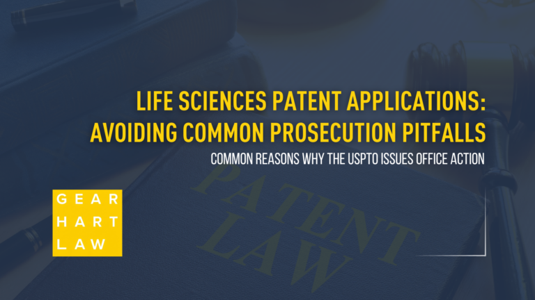 Life Sciences Patent Applications