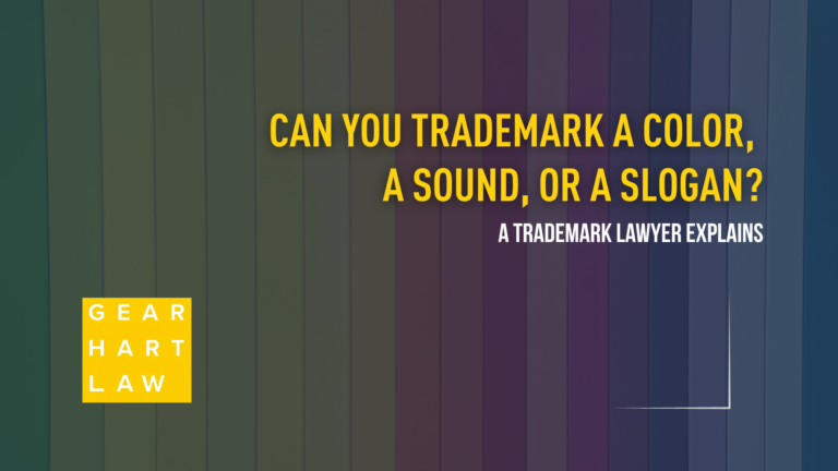 Can You Trademark a Color, a Sound, or a Slogan? A Trademark Lawyer Explains