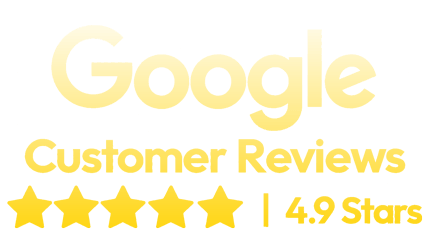 Google Customer Ratings 4.9 Stars